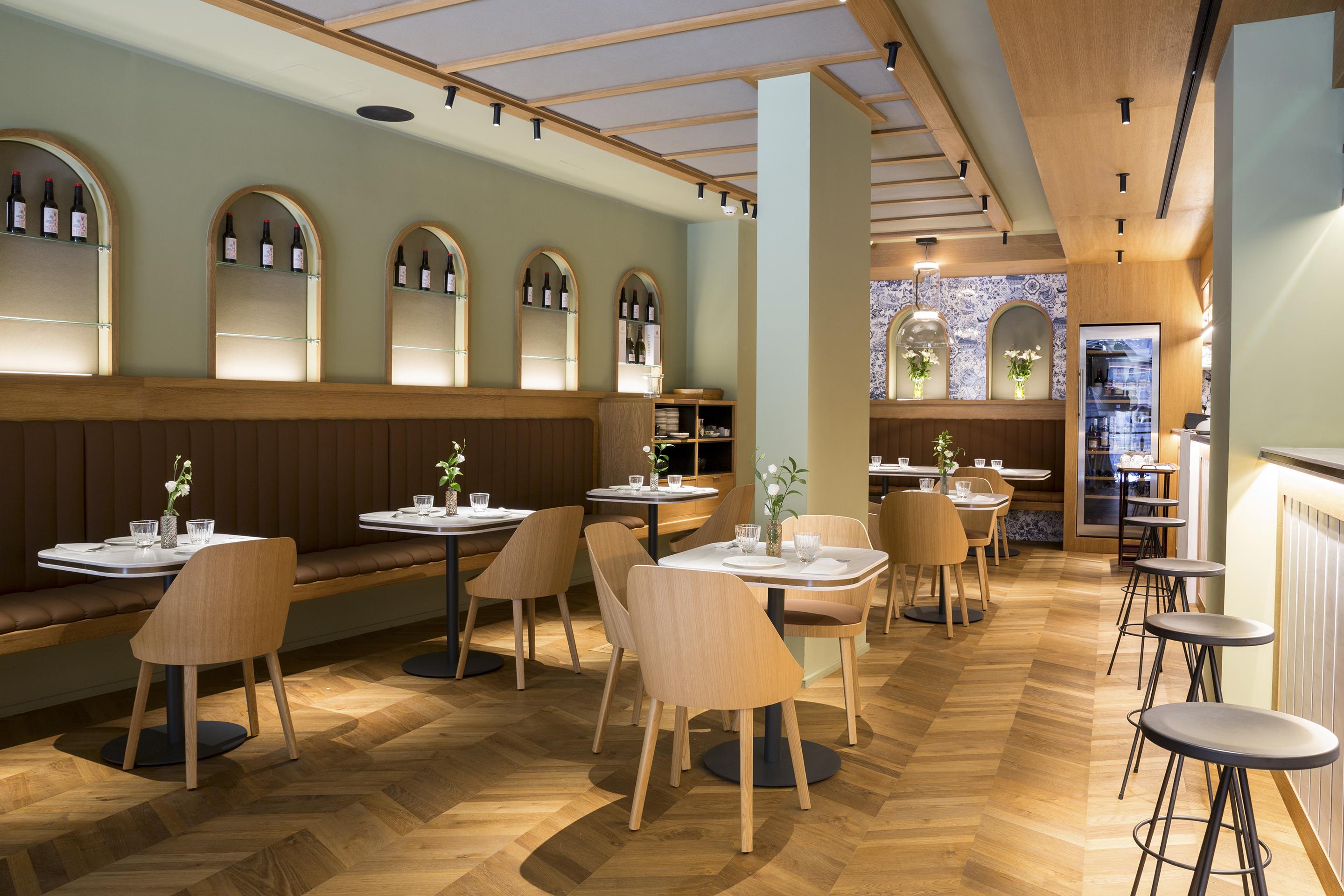 Eme Catedral Mercer Hotel Sevilla Exteriér fotografie Restaurant interior